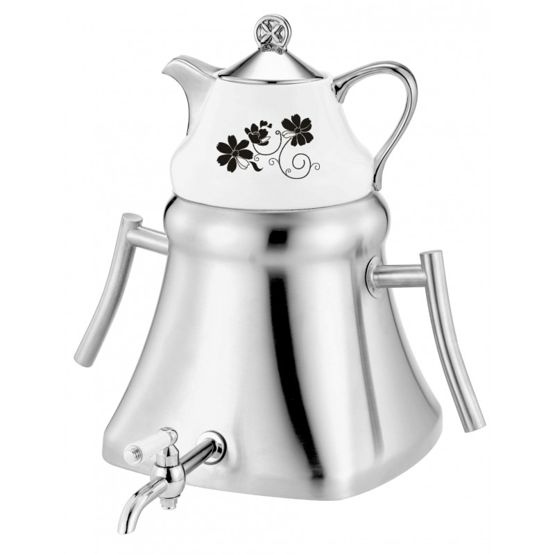 غلاية التوأم + مجموعة الشاي